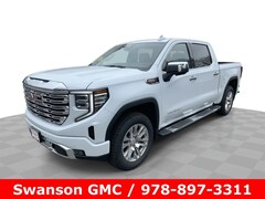 2026 GMC Sierra 1500 Denali Truck Glacier White Tricoat Gasoline Fuel