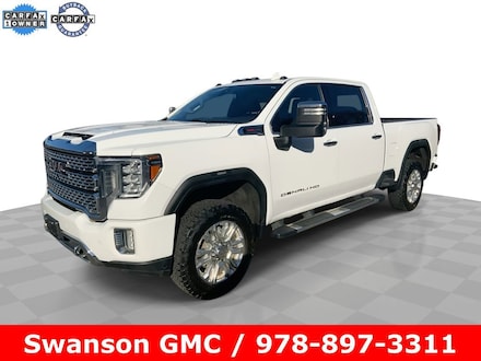 2022 GMC Sierra 2500 HD Denali Truck Summit White Gasoline Fuel