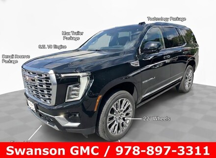2025 GMC Yukon Denali SUV Onyx Black Gasoline Fuel