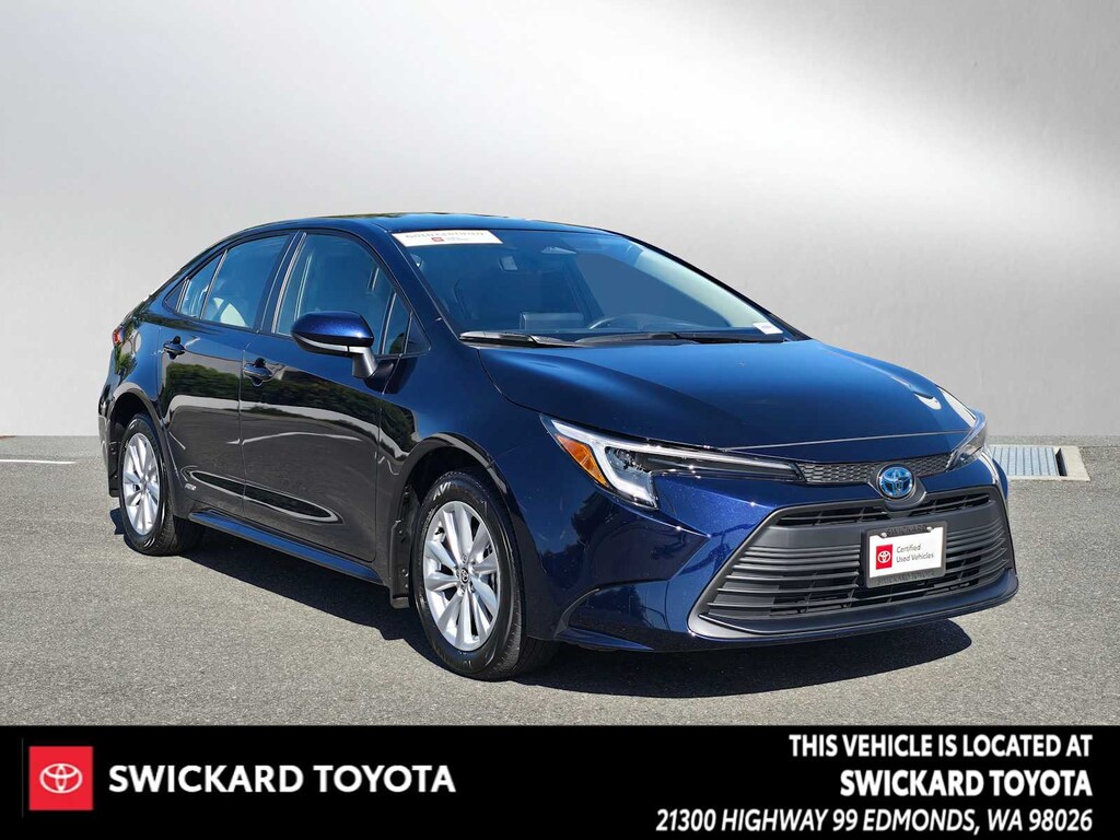 Certified 2025 Toyota Corolla Hybrid LE Sedan
