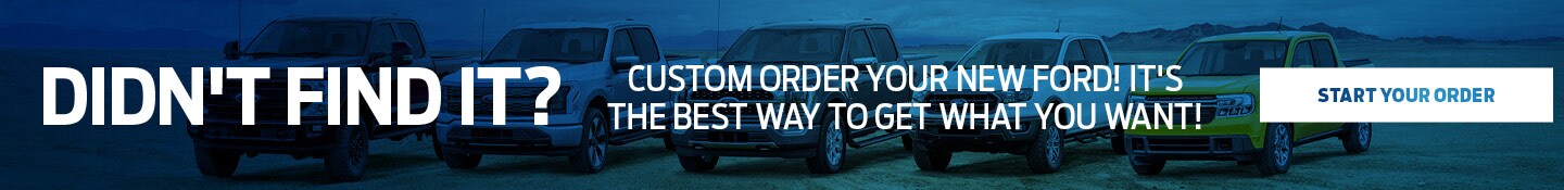 Custom Order Your Next Ford