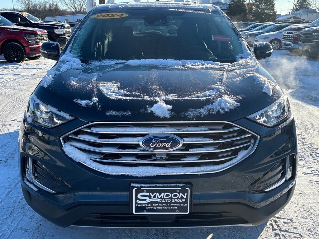Used 2024 Ford Edge Titanium with VIN 2FMPK4K91RBA28621 for sale in New Glarus, WI