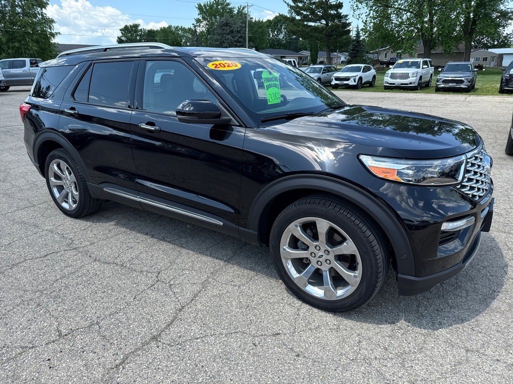 Used 2020 Ford Explorer Platinum with VIN 1FM5K8HC5LGA12293 for sale in New Glarus, WI
