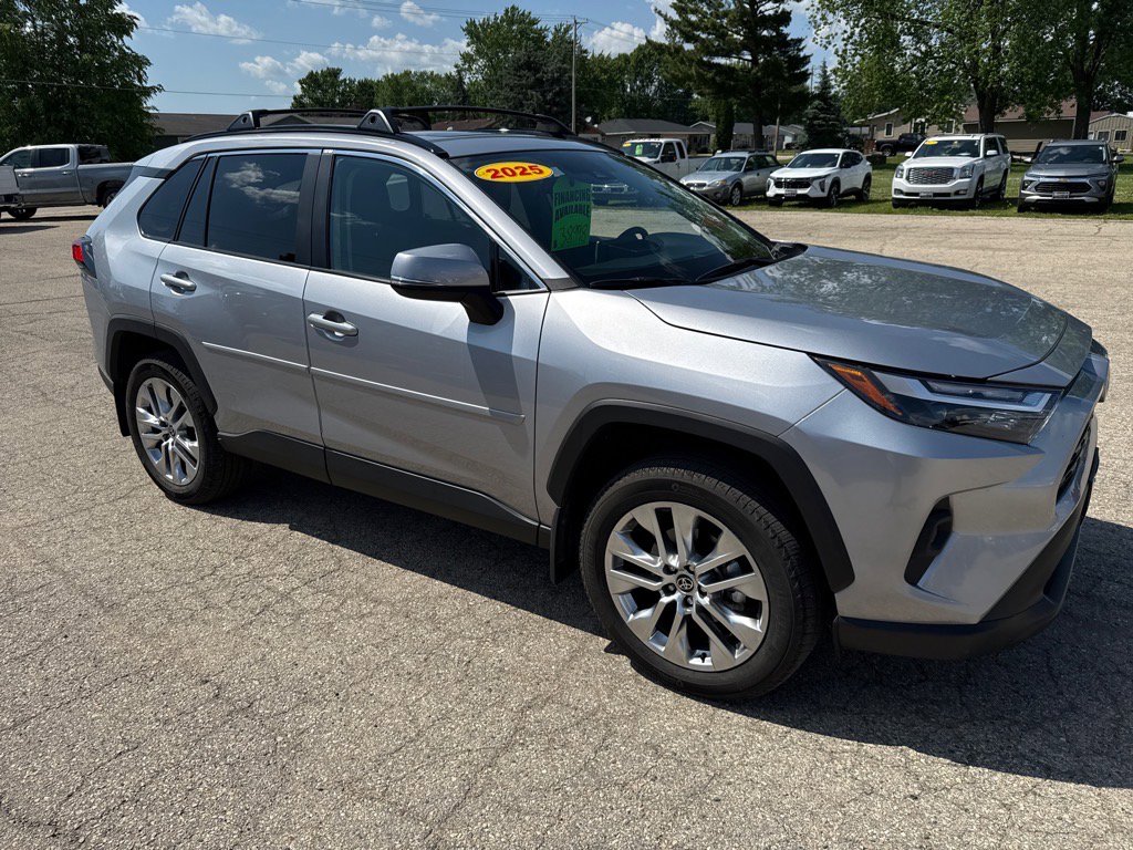Used 2025 Toyota RAV4 XLE Premium with VIN 2T3A1RFV8SC504157 for sale in New Glarus, WI