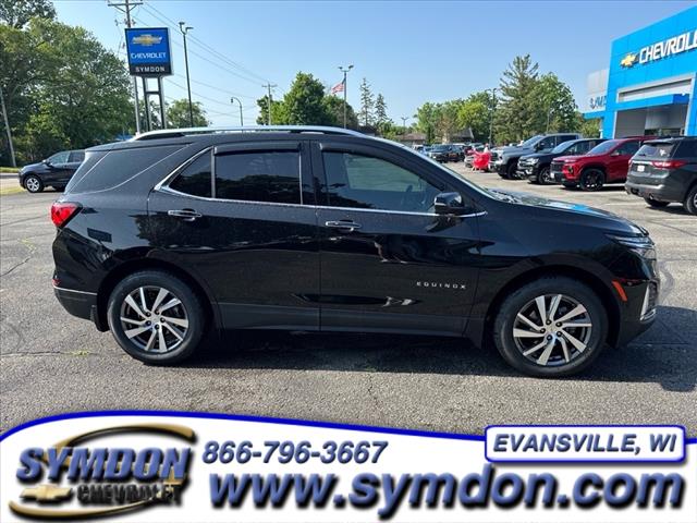 Used 2022 Chevrolet Equinox Premier with VIN 2GNAXXEV0N6112171 for sale in Evansville, WI