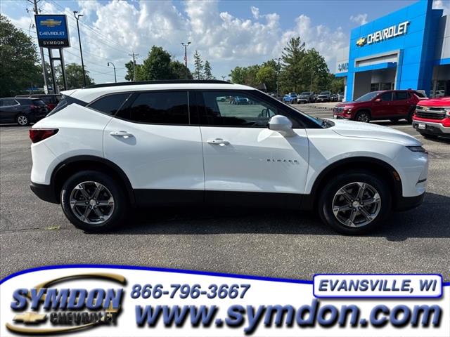 Used 2023 Chevrolet Blazer 2LT with VIN 3GNKBHR44PS191732 for sale in Evansville, WI