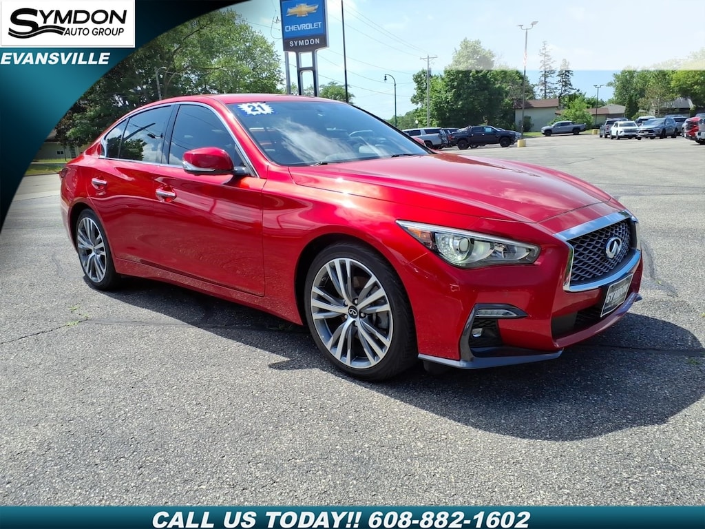 Used 2021 INFINITI Q50 Sensory AWD Sedan