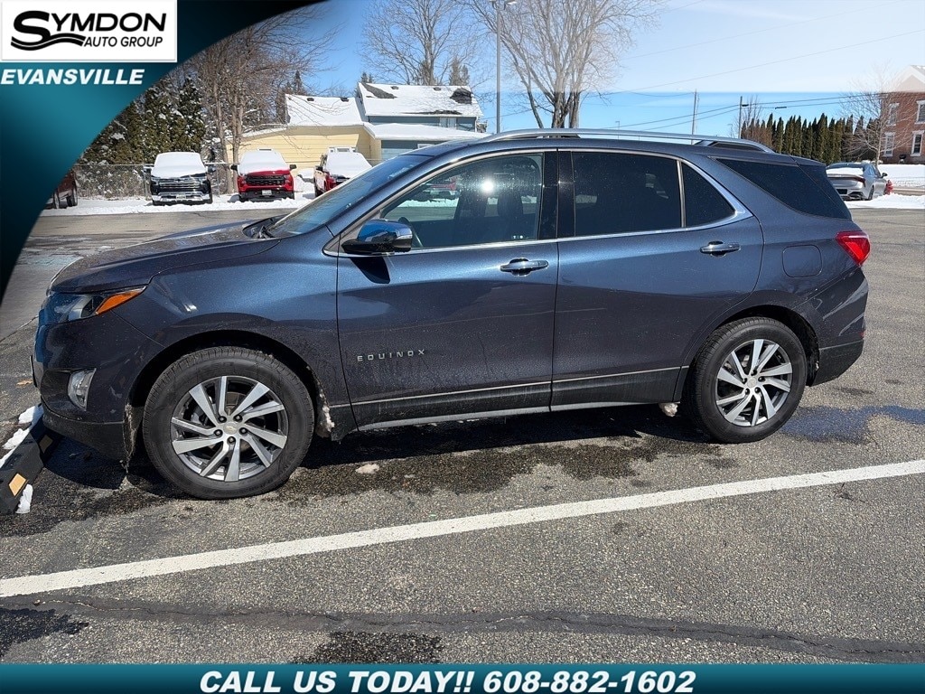Used 2019 Chevrolet Equinox Premier with VIN 3GNAXXEV1KL127737 for sale in Evansville, WI
