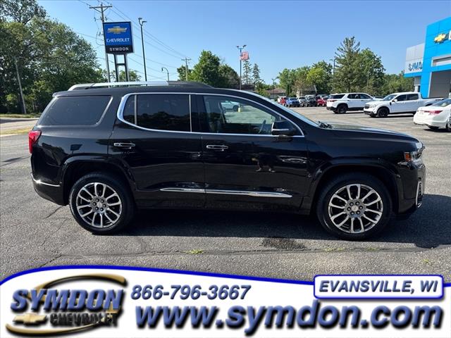 Used 2023 GMC Acadia Denali with VIN 1GKKNXLS1PZ192300 for sale in Evansville, WI