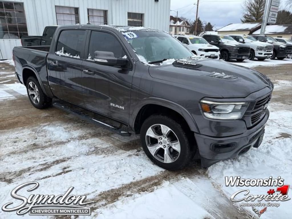 Used 2019 Ram 1500 Laramie Crew Cab 4x4 57 Box Truck