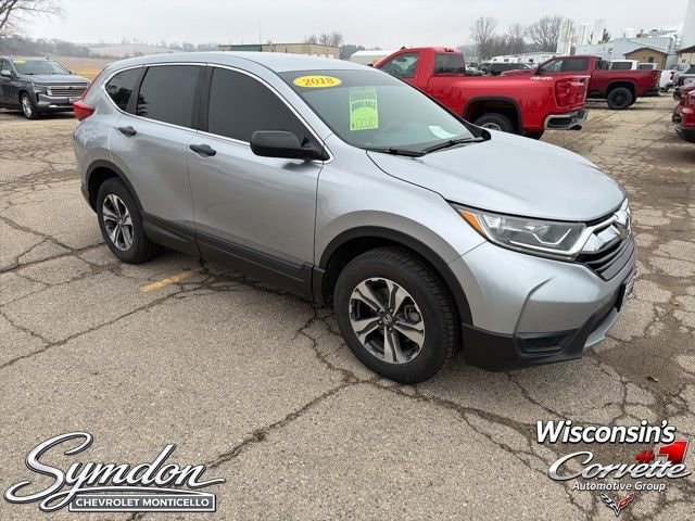 Used 2018 Honda CR-V LX with VIN 2HKRW6H38JH220708 for sale in Monticello, WI