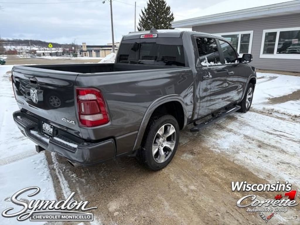 Used 2019 Ram 1500 Laramie Crew Cab 4x4 57 Box Truck