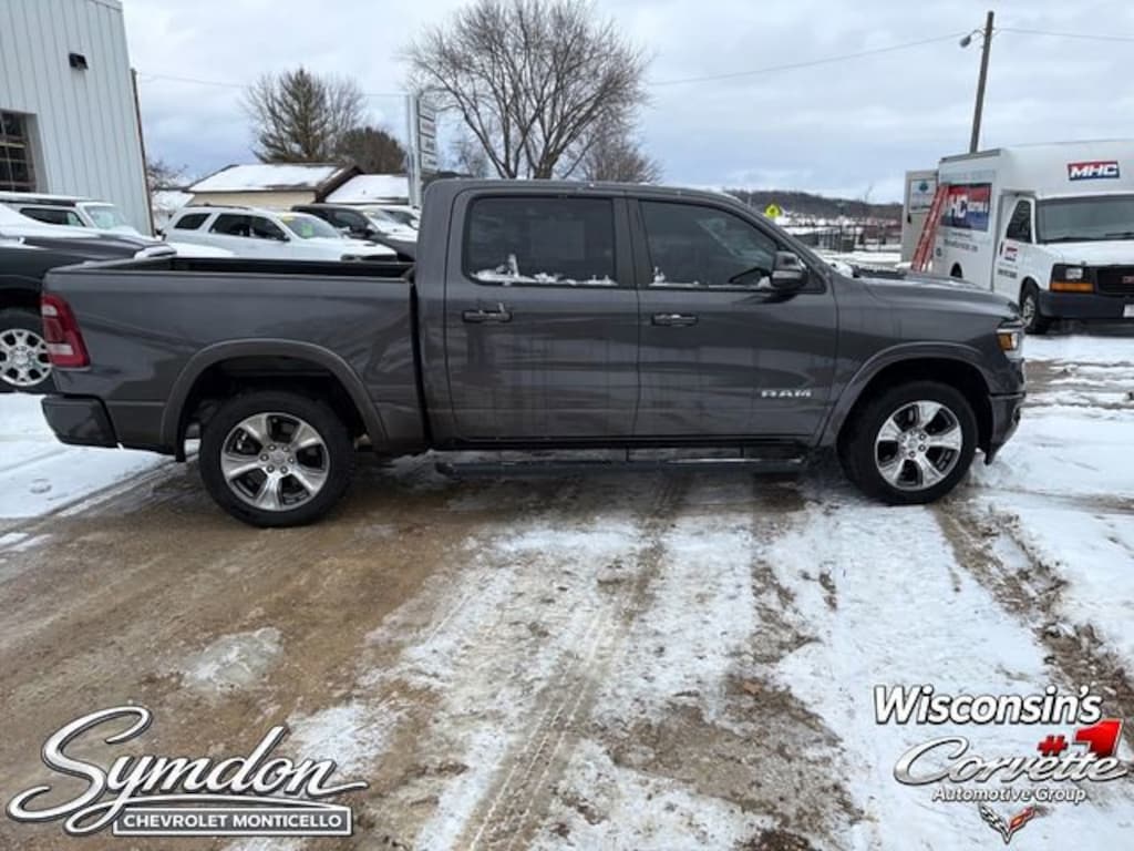 Used 2019 Ram 1500 Laramie Crew Cab 4x4 57 Box Truck