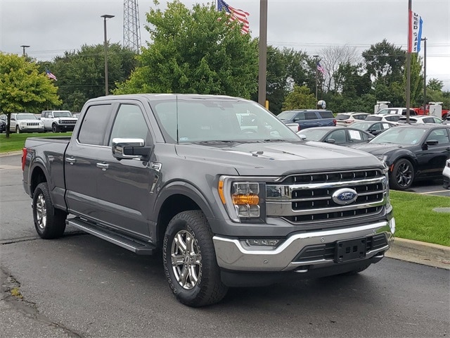 Certified 2021 Ford F-150 Lariat with VIN 1FTFW1E59MKE47939 for sale in Holly, MI