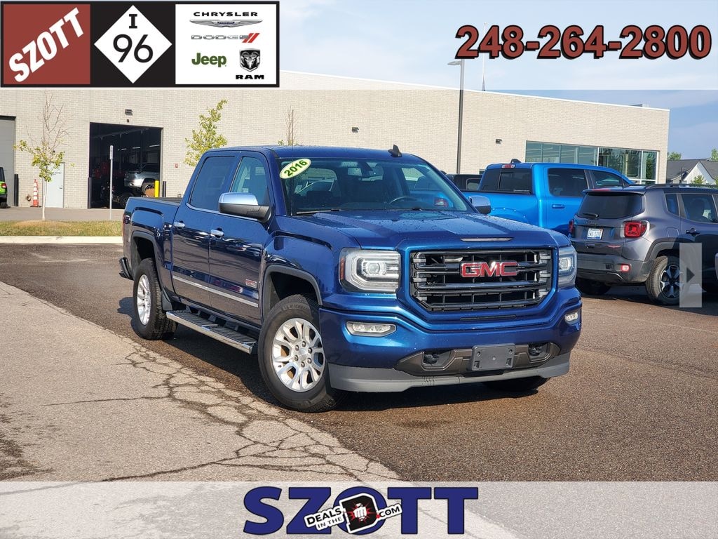 Used 2016 GMC Sierra 1500 SLE Truck Crew Cab