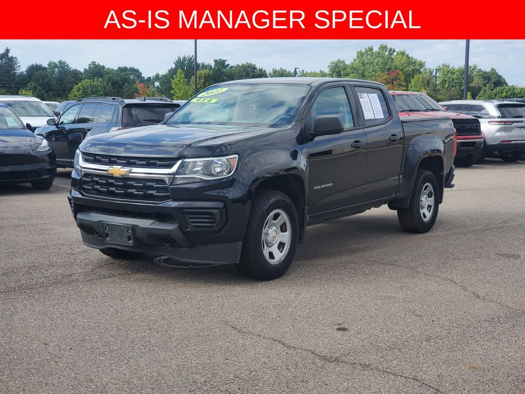 Used 2022 Chevrolet Colorado Work Truck with VIN 1GCGTBEN5N1137913 for sale in New Hudson, MI