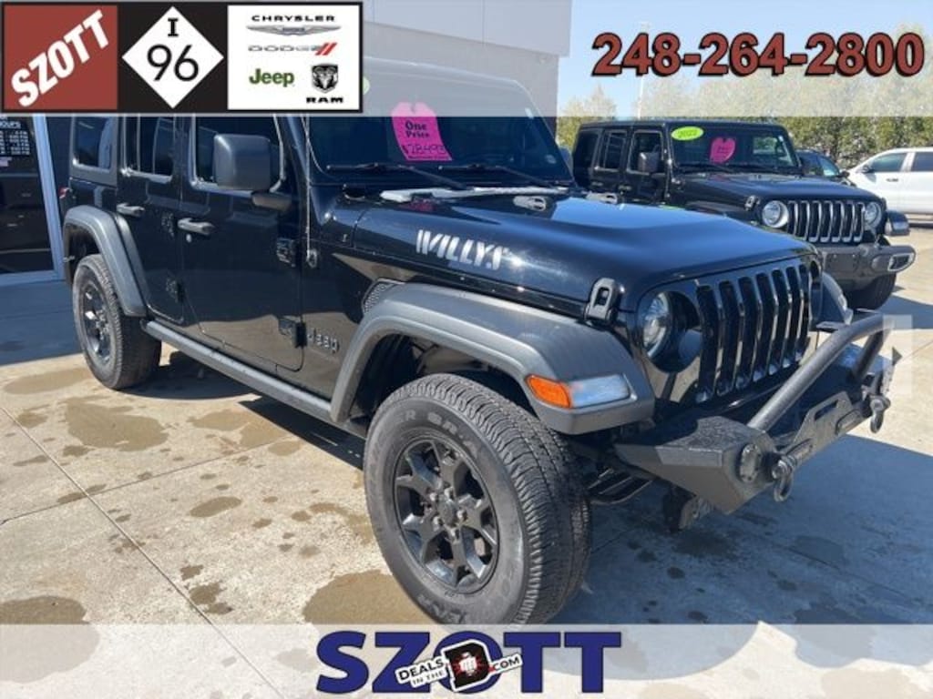 Used 2021 Jeep Wrangler Unlimited Willys SUV