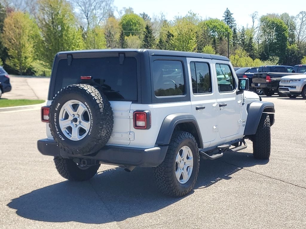 Used 2018 Jeep All-New Wrangler Unlimited Sport S with VIN 1C4HJXDG1JW132697 for sale in New Hudson, MI