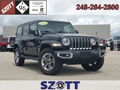 Used 2022 Jeep Wrangler Unlimited Sahara SUV For Sale in Highland, MI