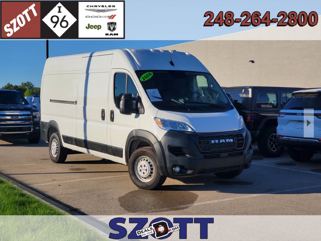 2026 RAM ProMaster Cargo Van Tradesman