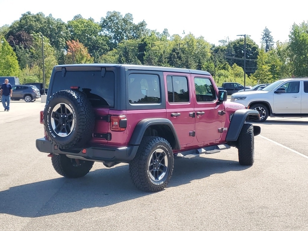 Used 2021 Jeep Wrangler Unlimited Rubicon with VIN 1C4HJXFG5MW849931 for sale in New Hudson, MI