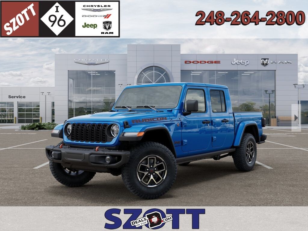 New 2025 Jeep Gladiator Rubicon Pickup