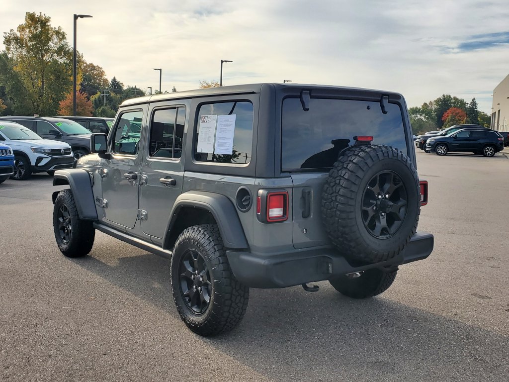 Used 2022 Jeep Wrangler Unlimited Willys SUV