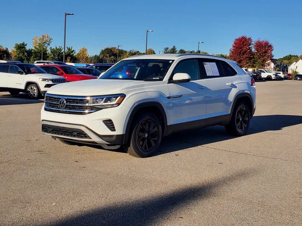Used 2021 Volkswagen Atlas Cross Sport S with VIN 1V2GC2CA5MC200591 for sale in New Hudson, MI
