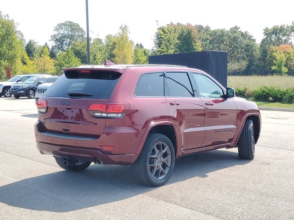 Used 2021 Jeep Grand Cherokee 80th Edition with VIN 1C4RJFBG1MC776207 for sale in New Hudson, MI