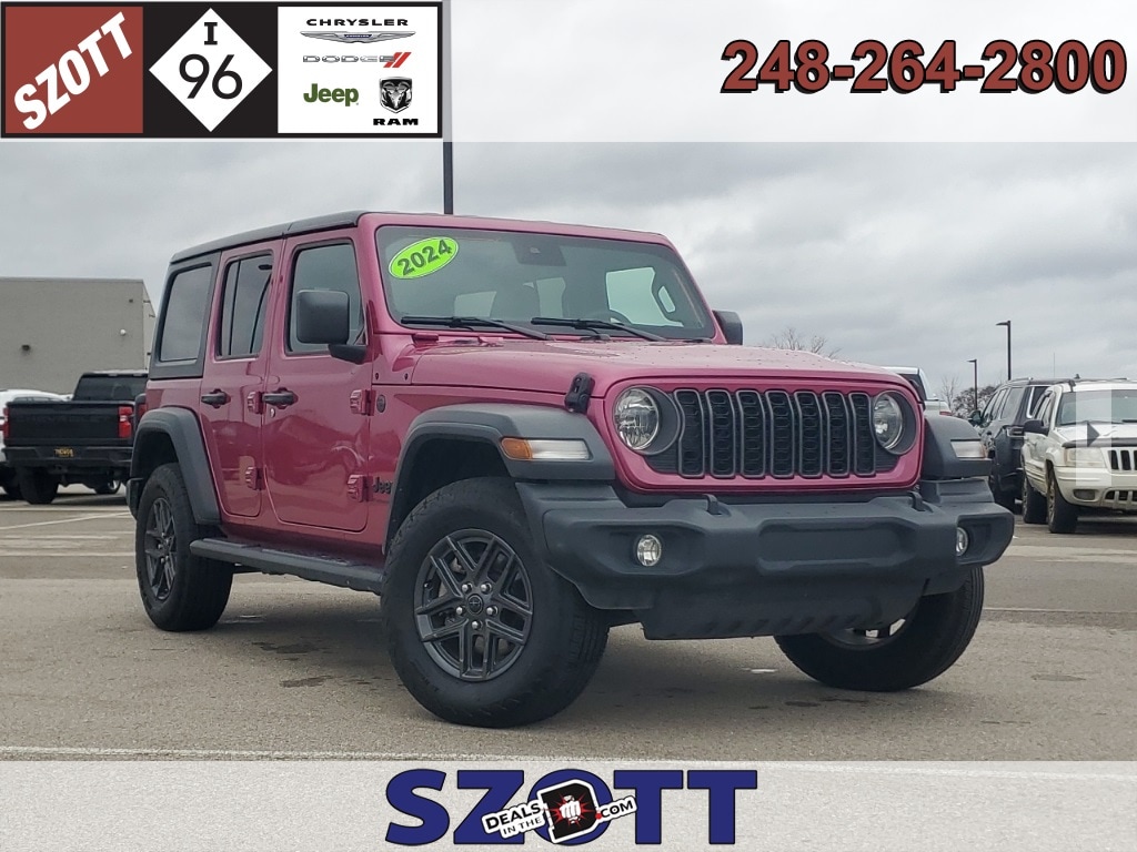 Used 2024 Jeep Wrangler Sport S SUV