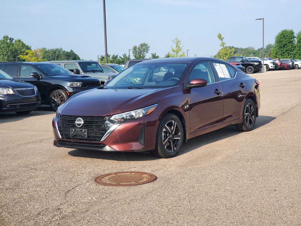 Used 2024 Nissan Sentra SV with VIN 3N1AB8CVXRY205691 for sale in New Hudson, MI