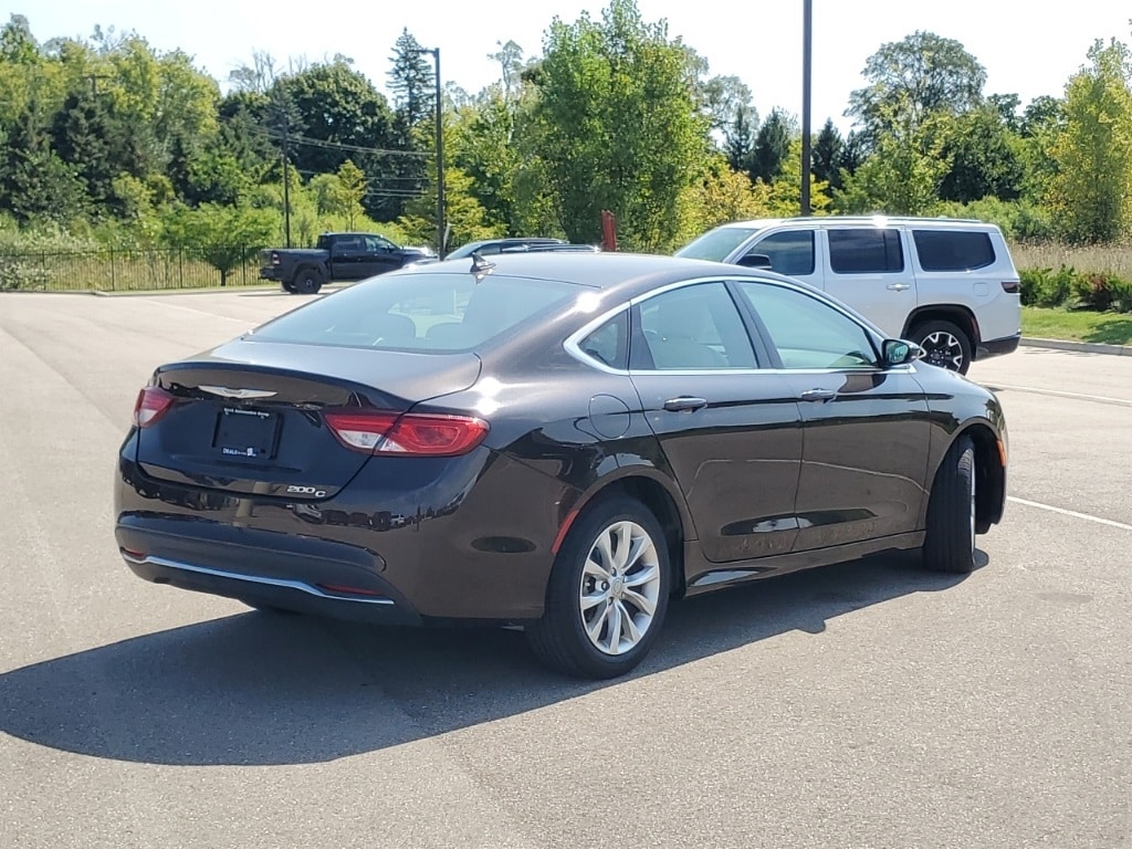 Used 2015 Chrysler 200 C with VIN 1C3CCCCB4FN573938 for sale in New Hudson, MI