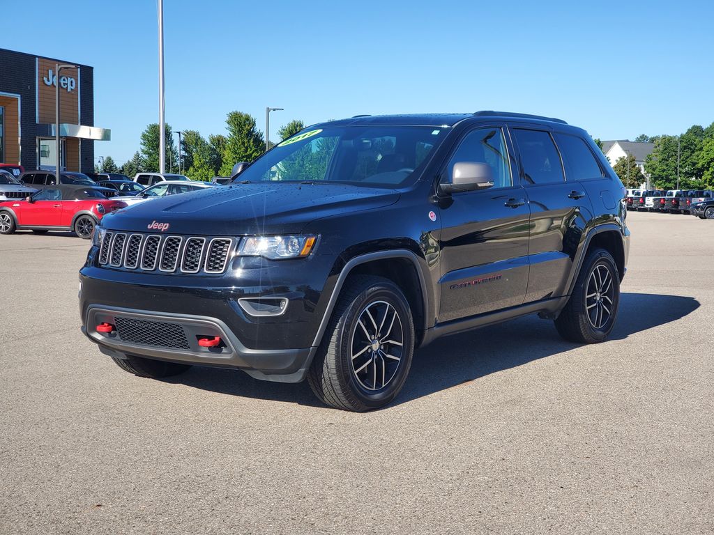 Used 2017 Jeep Grand Cherokee Trailhawk with VIN 1C4RJFLG7HC637333 for sale in New Hudson, MI