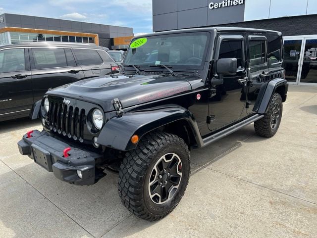 Certified 2016 Jeep Wrangler Unlimited Rubicon with VIN 1C4HJWFG7GL249900 for sale in White Lake charter Township, MI