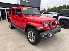 Used 2020 Jeep Wrangler Unlimited Sahara SUV for sale in Highland MI