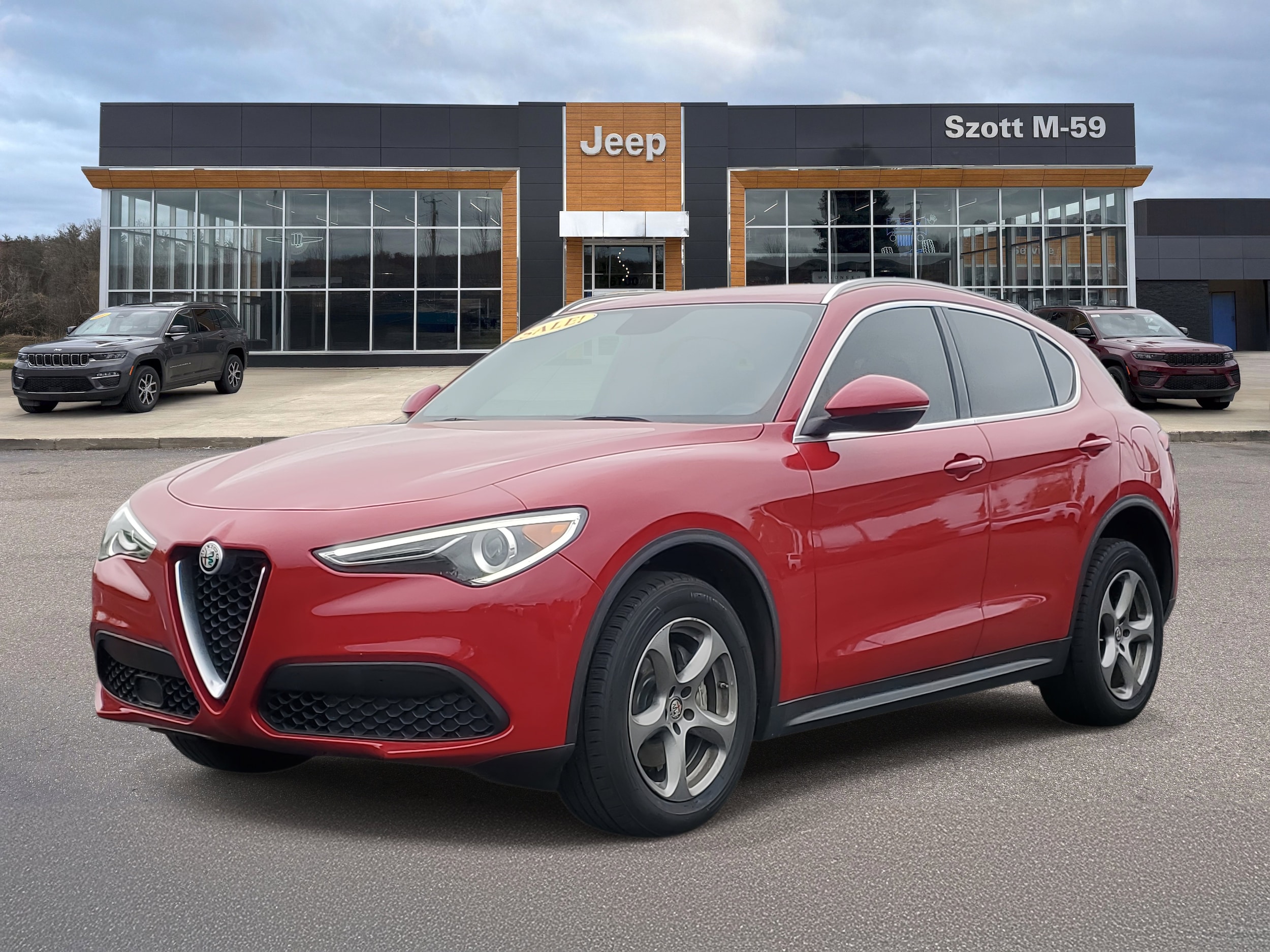 Used 2018 Alfa Romeo Stelvio Base with VIN ZASFAKAN1J7B71143 for sale in White Lake, MI
