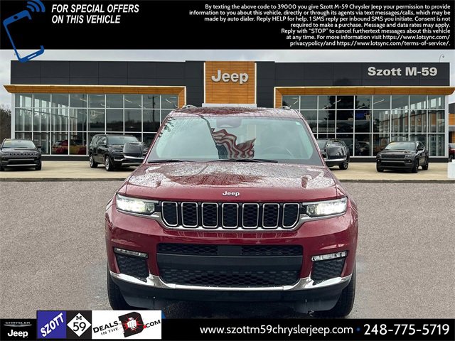 Used 2021 Jeep Grand Cherokee L Limited with VIN 1C4RJKBGXM8120647 for sale in White Lake, MI