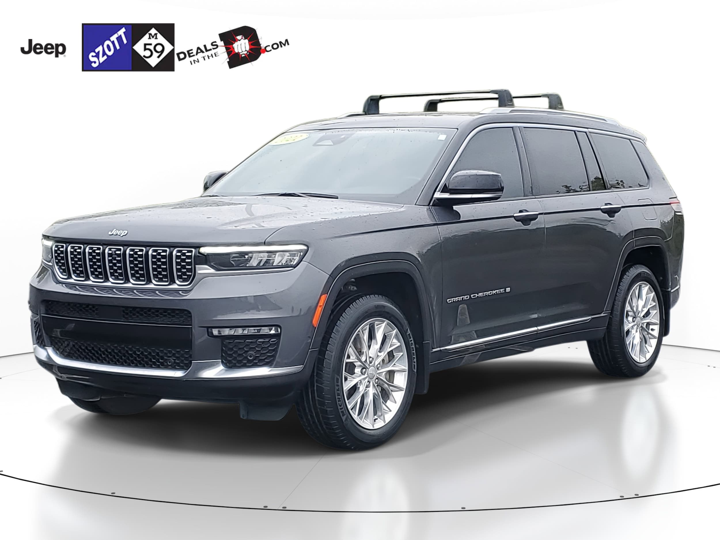 Used 2021 Jeep Grand Cherokee L Summit with VIN 1C4RJKEGXM8127111 for sale in White Lake, MI