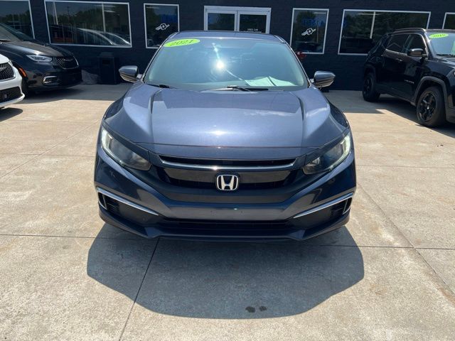 Certified 2021 Honda Civic LX with VIN 2HGFC2F66MH557068 for sale in White Lake charter Township, MI