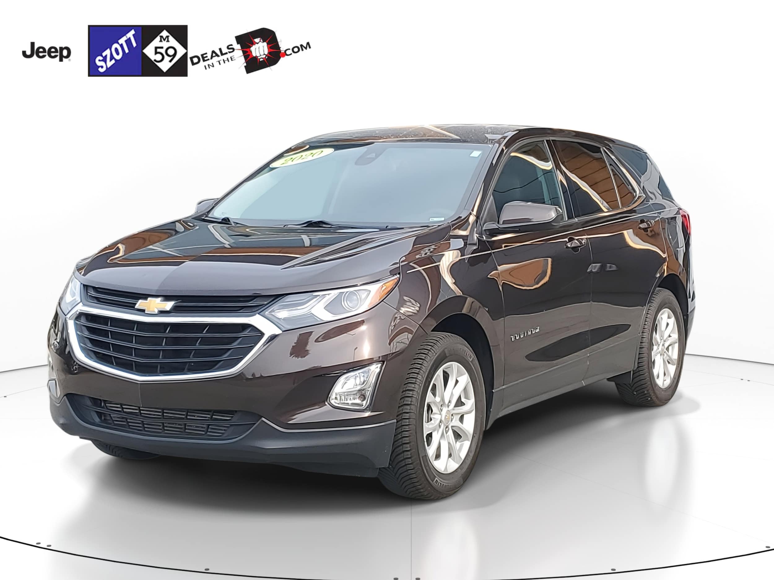Used 2020 Chevrolet Equinox LT with VIN 2GNAXKEVXL6106412 for sale in White Lake, MI
