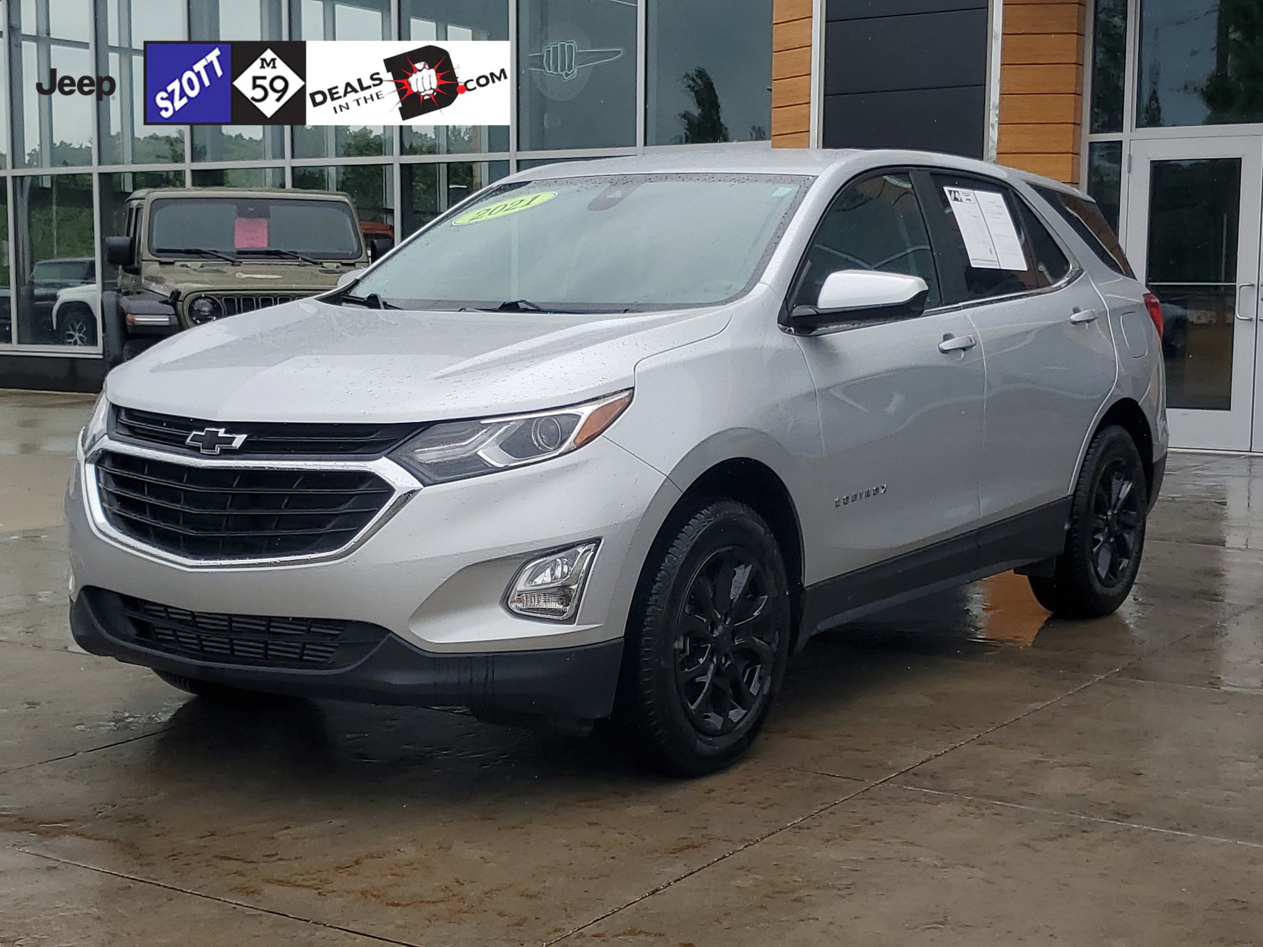 Used 2021 Chevrolet Equinox LT with VIN 3GNAXUEVXMS179309 for sale in White Lake, MI