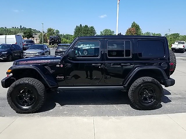 Used 2020 Jeep Wrangler Unlimited Rubicon with VIN 1C4HJXFG3LW181285 for sale in White Lake, MI