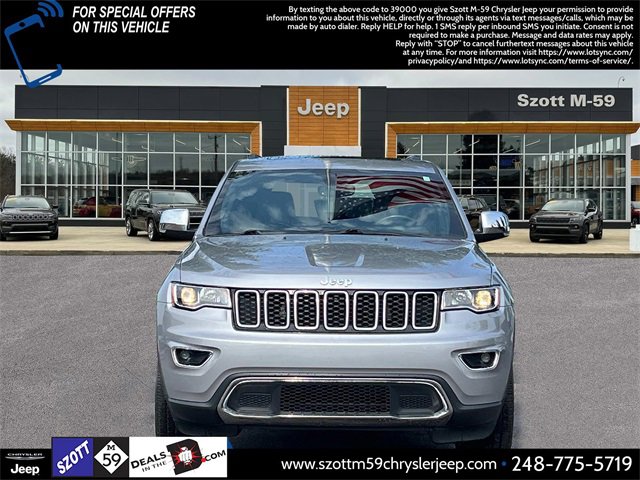 Used 2021 Jeep Grand Cherokee Limited with VIN 1C4RJFBGXMC811357 for sale in White Lake, MI