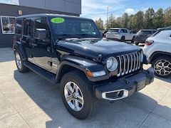 Used 2022 Jeep Wrangler Unlimited Sahara SUV For Sale in Highland, MI