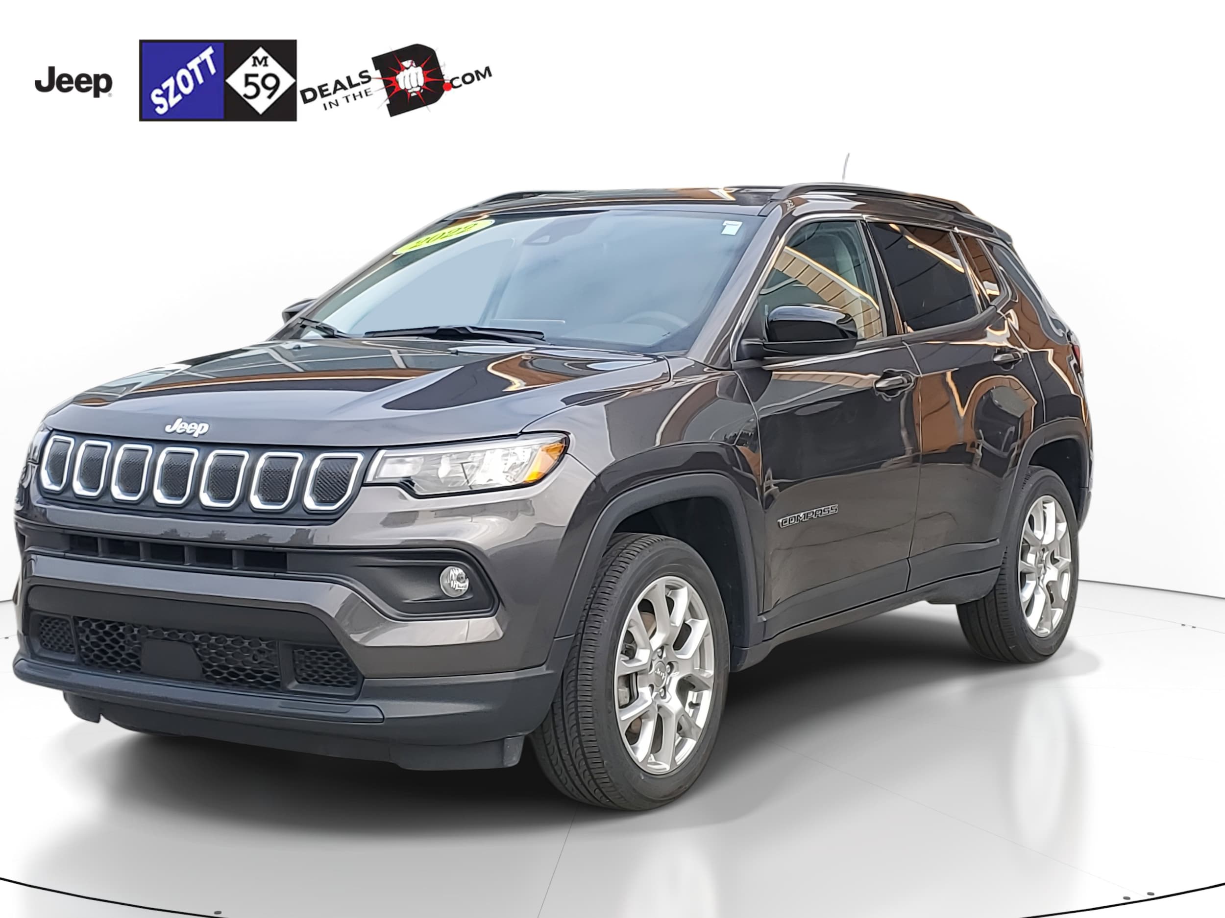 Used 2022 Jeep Compass Latitude Lux with VIN 3C4NJDFB0NT219280 for sale in White Lake, MI