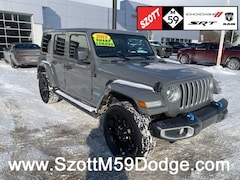 Used 2022 Jeep Wrangler Unlimited Sahara 4xe SUV For Sale in Highland, MI