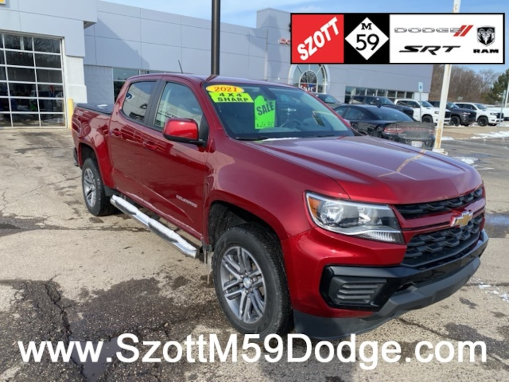 Used 2021 Chevrolet Colorado Work Truck Truck Crew Cab