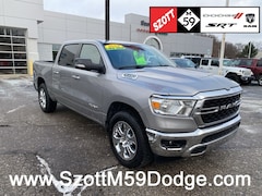 Used 2022 Ram 1500 Big Horn/Lone Star Truck Crew Cab For Sale in Highland, MI