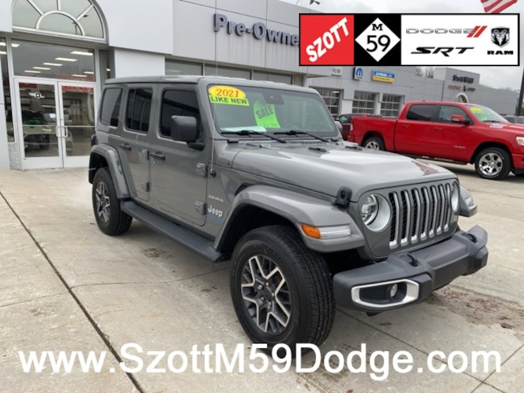 Used 2021 Jeep Wrangler Unlimited Sahara 4xe SUV