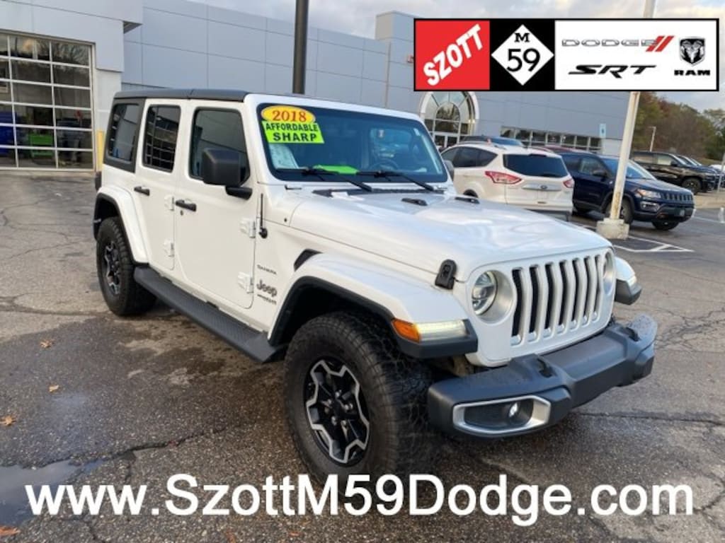 Used 2018 Jeep Wrangler Sahara SUV
